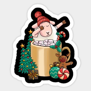 Cute and Lovely Animals with Christmas Vibes Sticker